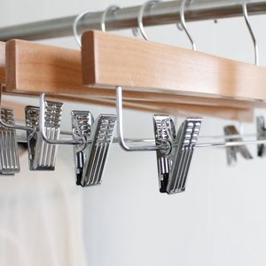 (Set of 10) Solid Wood Hangers